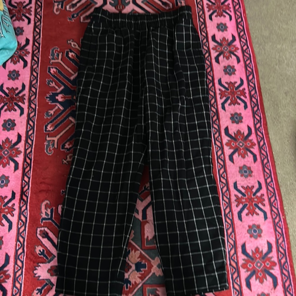 Madewell checked dress pants